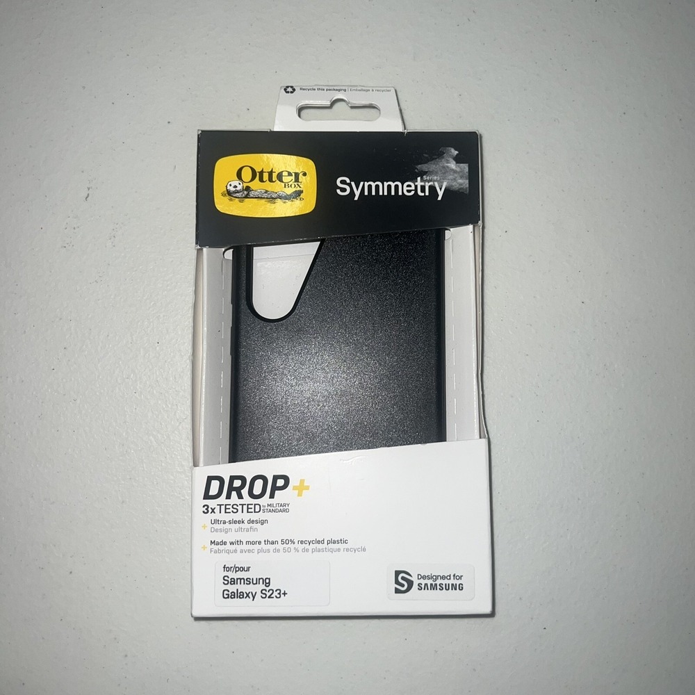 OtterBox Galaxy S23+ Symmetry Series‎ Case - BLACK, ultra-sleek